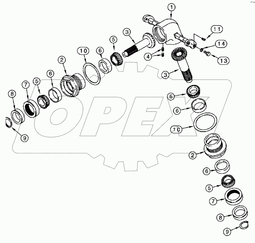 UNLOADER - UPPER GEAR HOUSING
