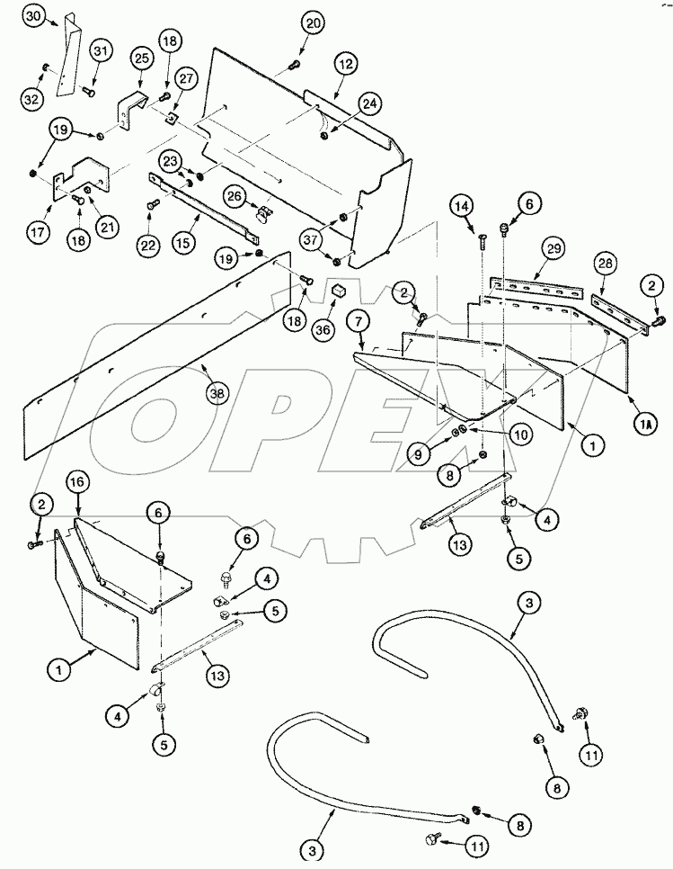 STRAW SPREADER - SHIELDS