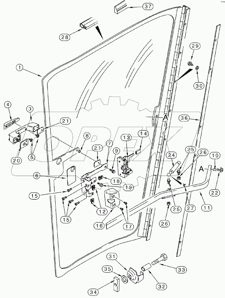 CAB - DOOR ASSY, LEFT HAND