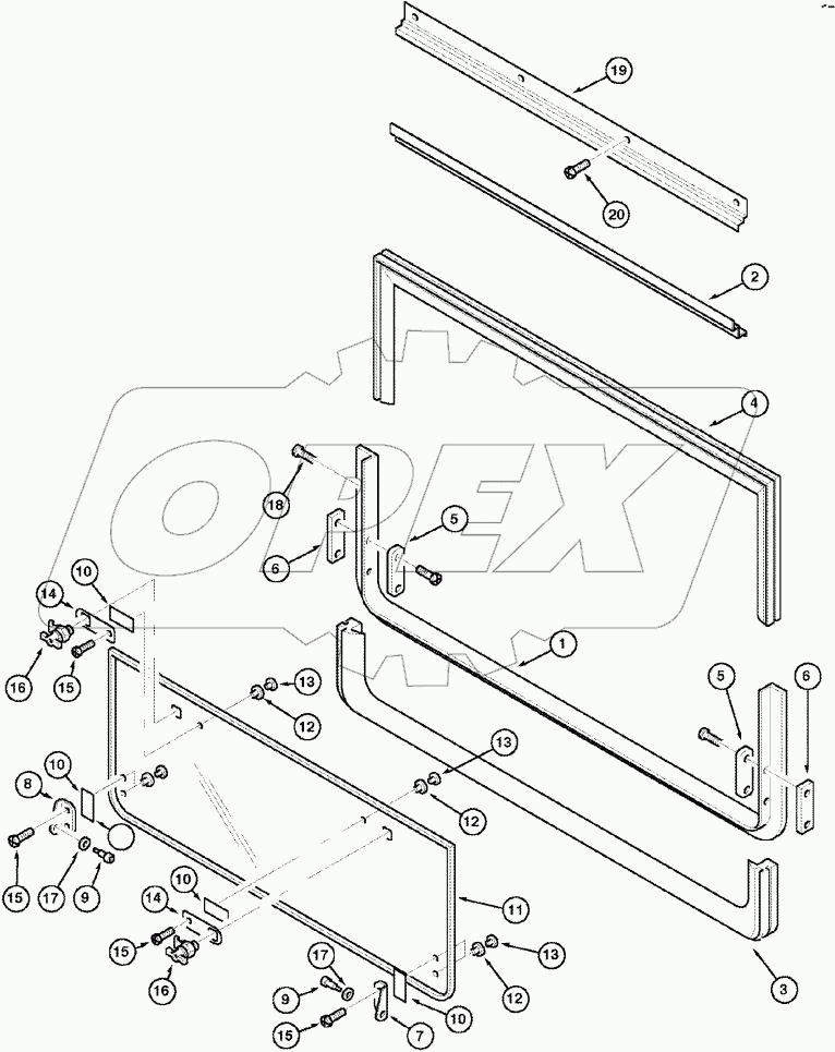 CAB - WINDOW, REAR - OPENABLE