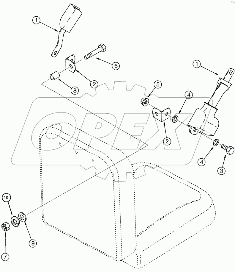 SEAT, INSTRUCTIONAL - BELTS