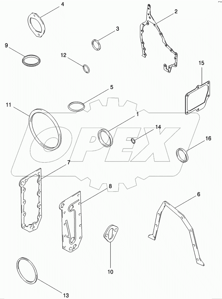 GASKET KIT - CYLINDER BLOCK