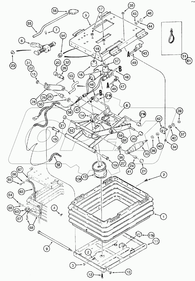 SEAT, OPERATOR - SUSPENSION