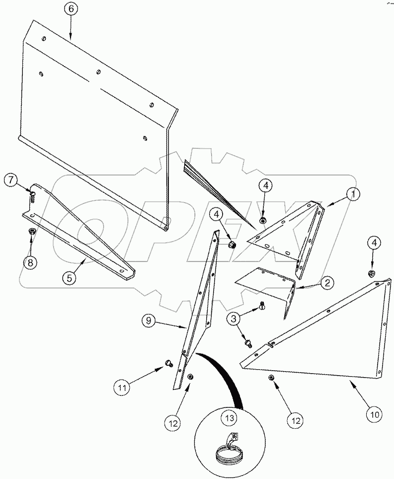 DEFLECTORS - SUPPORTS