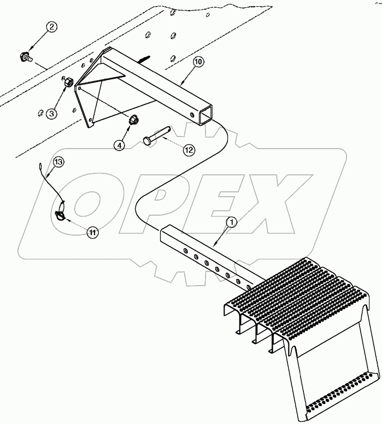 LADDER - RADIATOR ACCESS