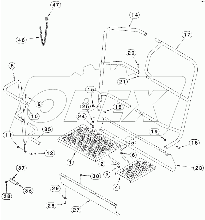 PLATFORM, OPERATORS - LEFT HAND