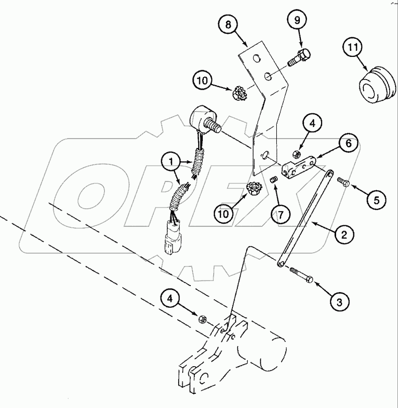 POTENTIOMETER, CONCAVE POSITION - MOUNTING