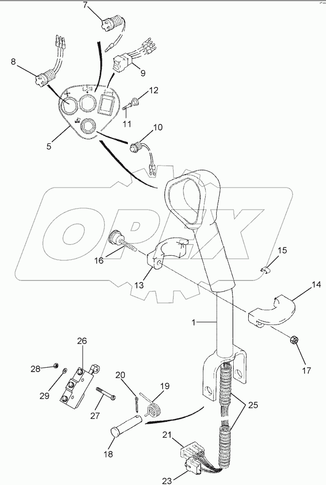 LEVER ASSY - PROPULSION CONTROLS