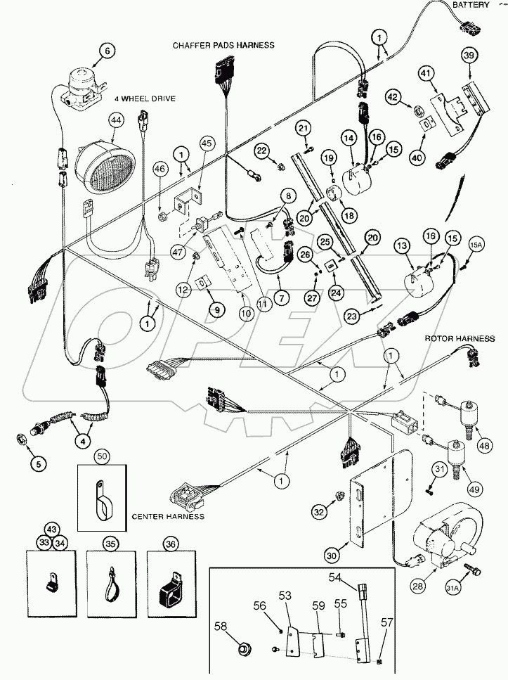HARNESS, LEFT HAND SIDE