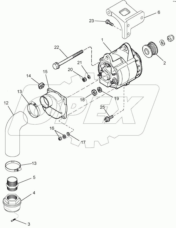 ALTERNATOR - MOUNTING