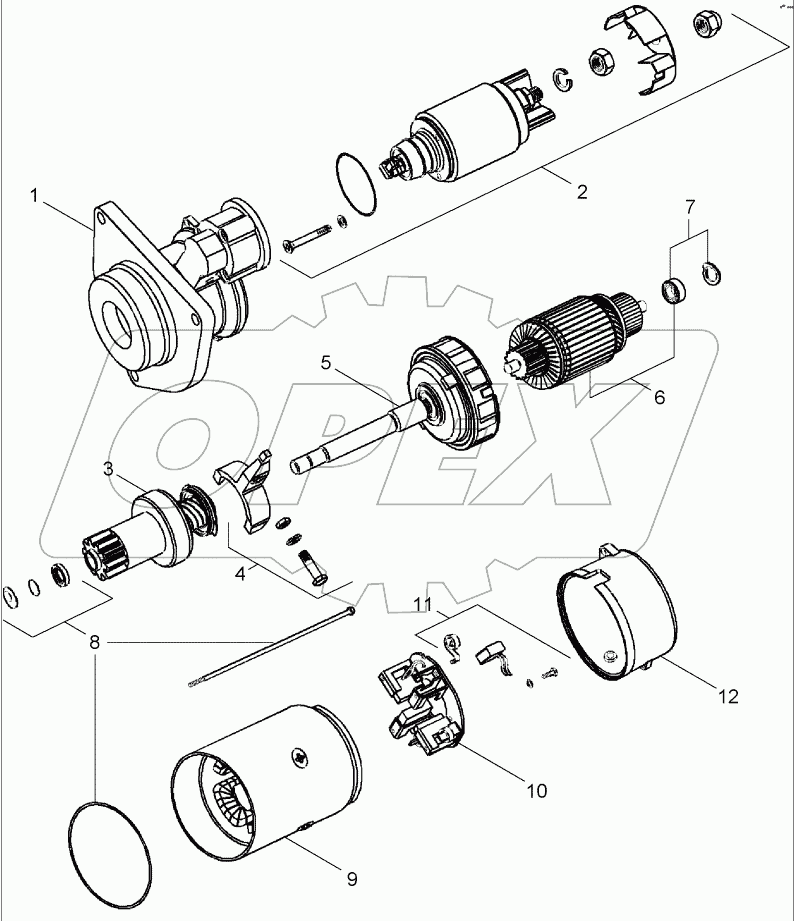 STARTER ASSY - ISKRA