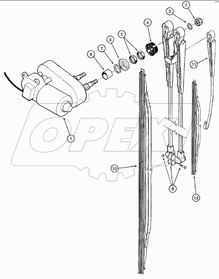 MOTOR ASSY - WIPER, WINDSHIELD