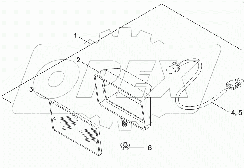 LAMP ASSY - GRAIN TANK