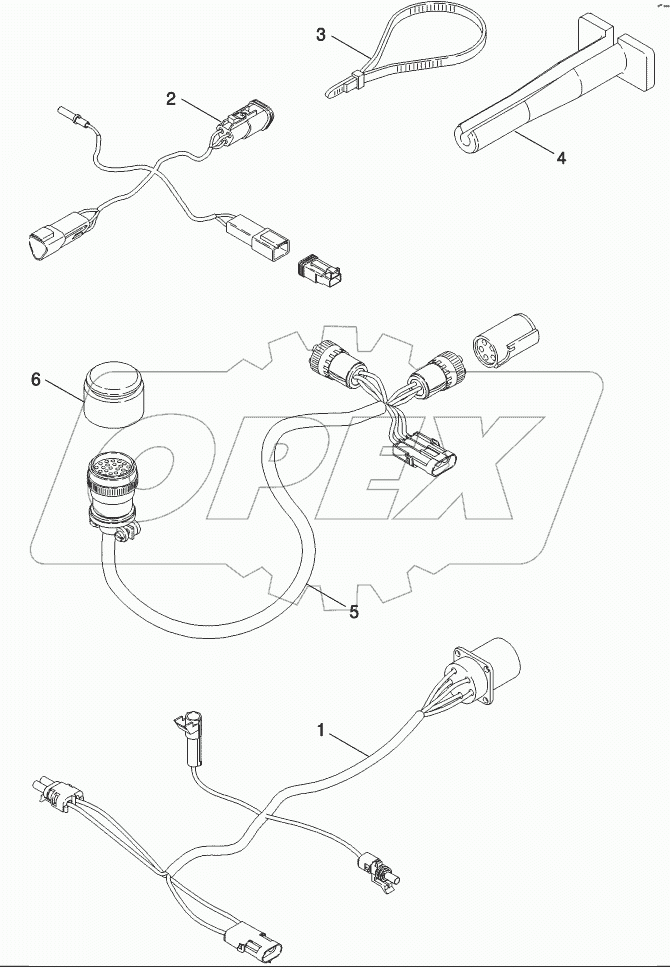 COMBINE HEADER ADAPTER, ELECTRICAL