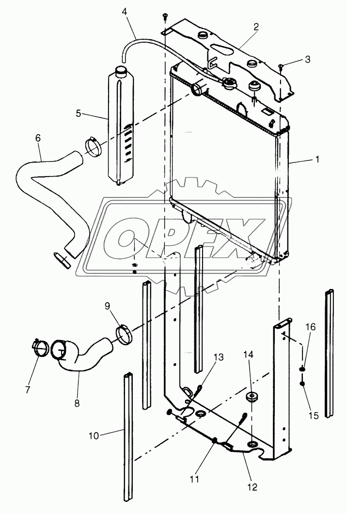 RADIATOR - COOLANT RECOVERY SYSTEM