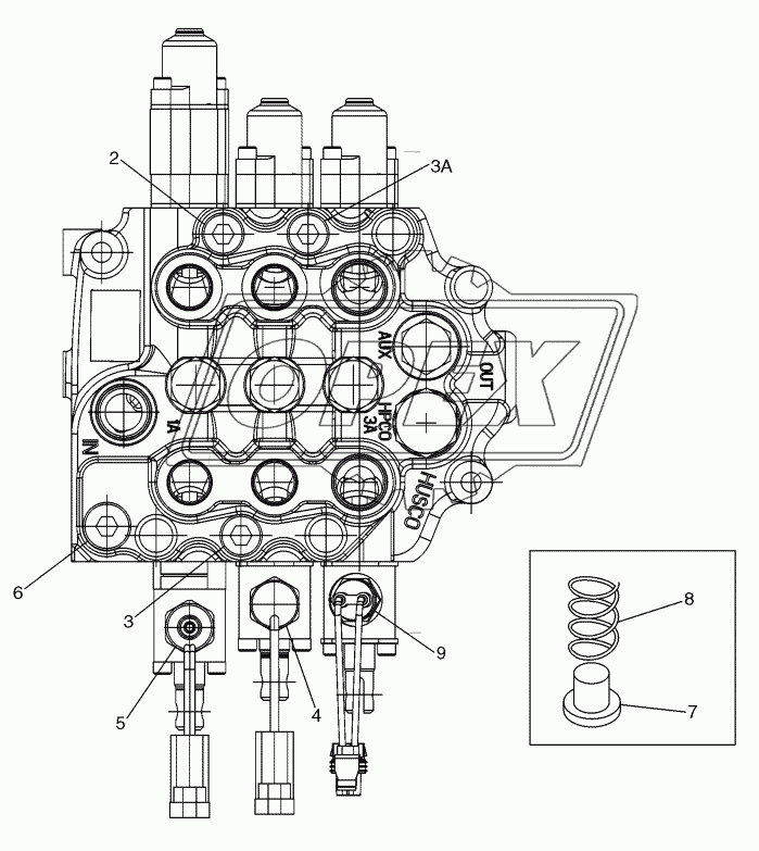 VALVE ASSY, CONTROL - LOADER