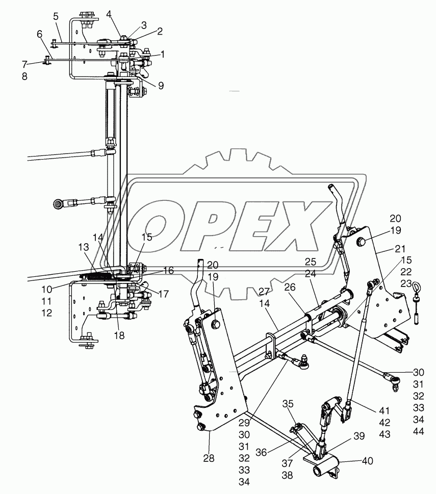 CONTROLS - LOADER AND GROUND DRIVE 2