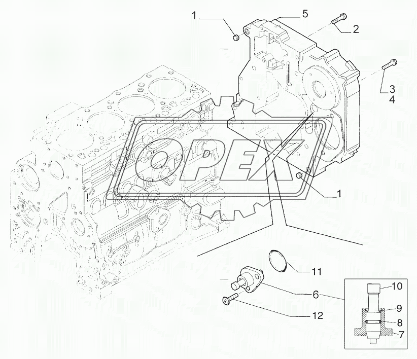 CYLINDER BLOCK - COVERS 1