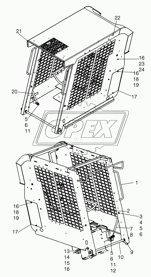 FRAME AND SEAT BAR