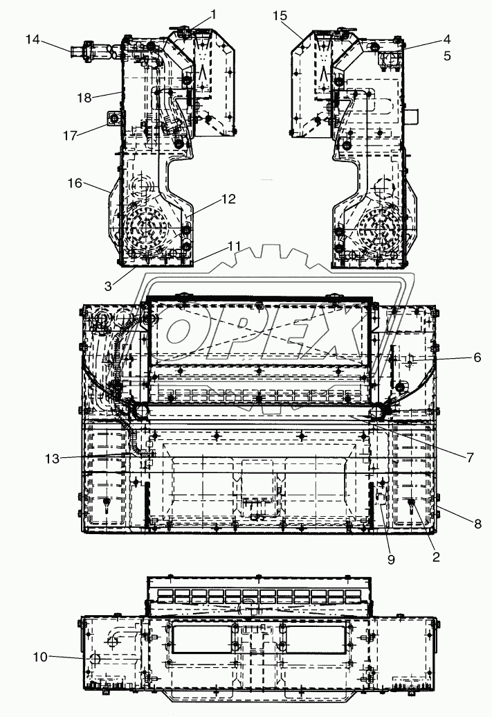 HEATER AND AIR CONDITIONING ASSY