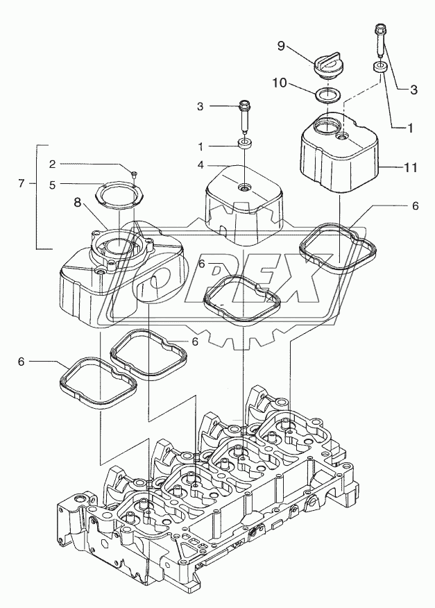 CYLINDER HEAD - COVERS