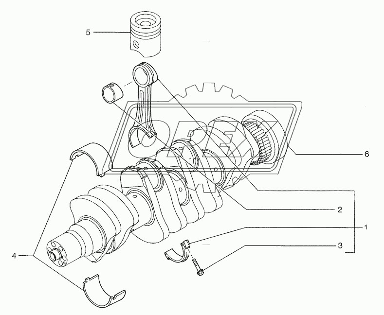 PISTONS - CONNECTING ROD 1