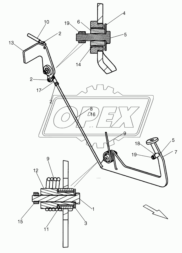 CONTROLS - THROTTLE, FOOT