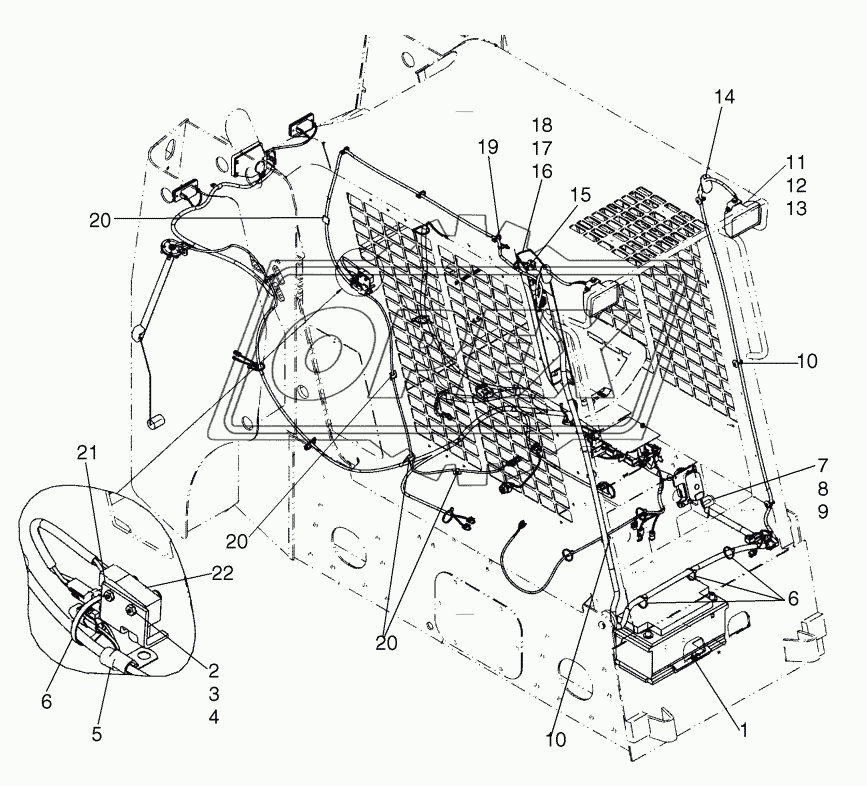 HARNESS - CAB