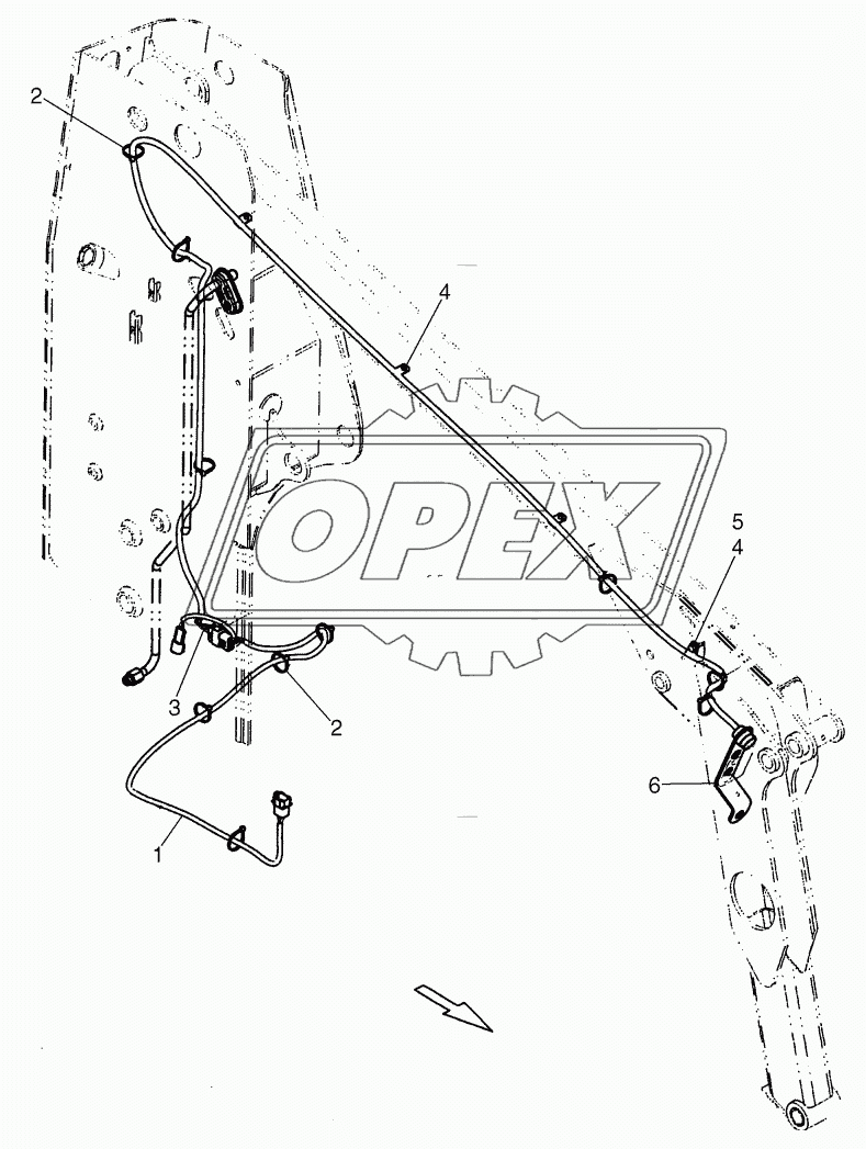 HARNESS, FRONT - AUXILIARY