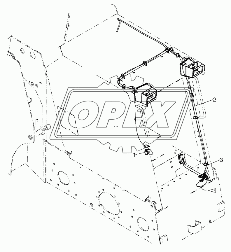 LOCK, LOADER DISCONNECT - EUROPE