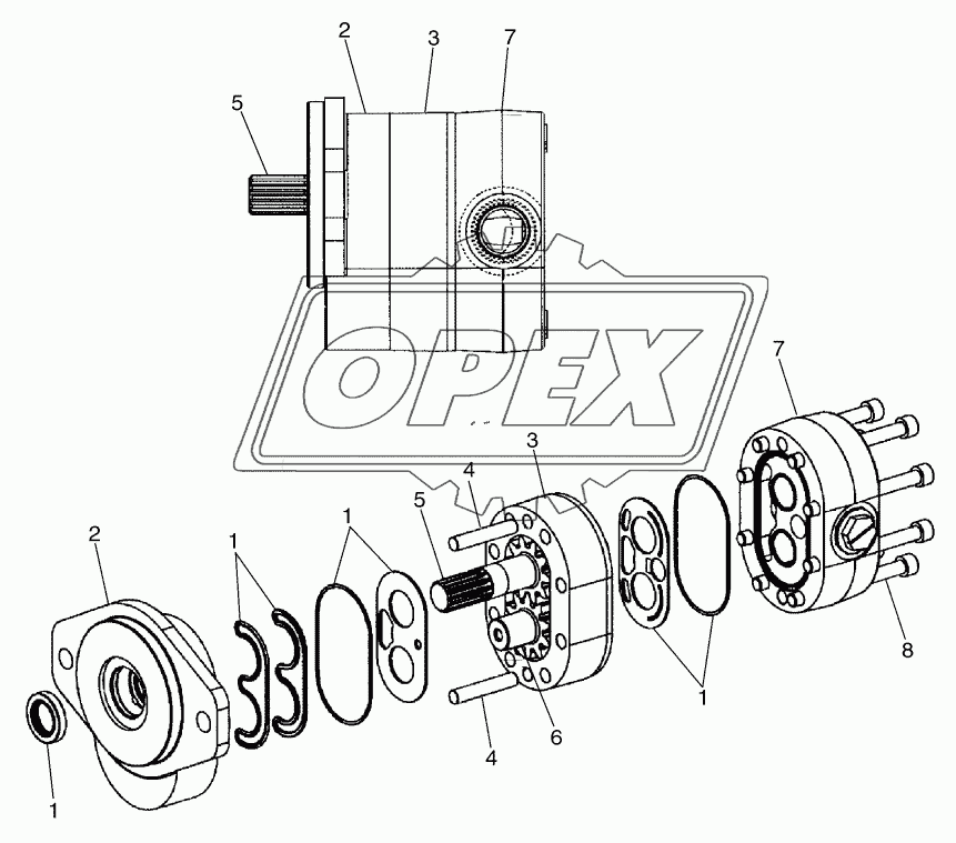 PUMP, GEAR (WITHOUT HIGH FLOW)