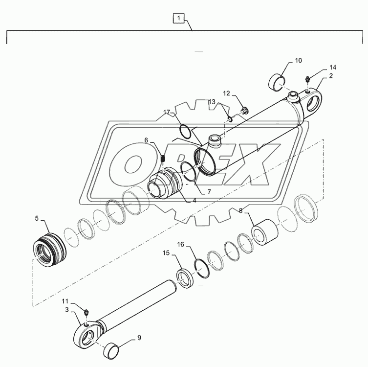 35.723.AA(06) - LOADER TILT CYLINDER