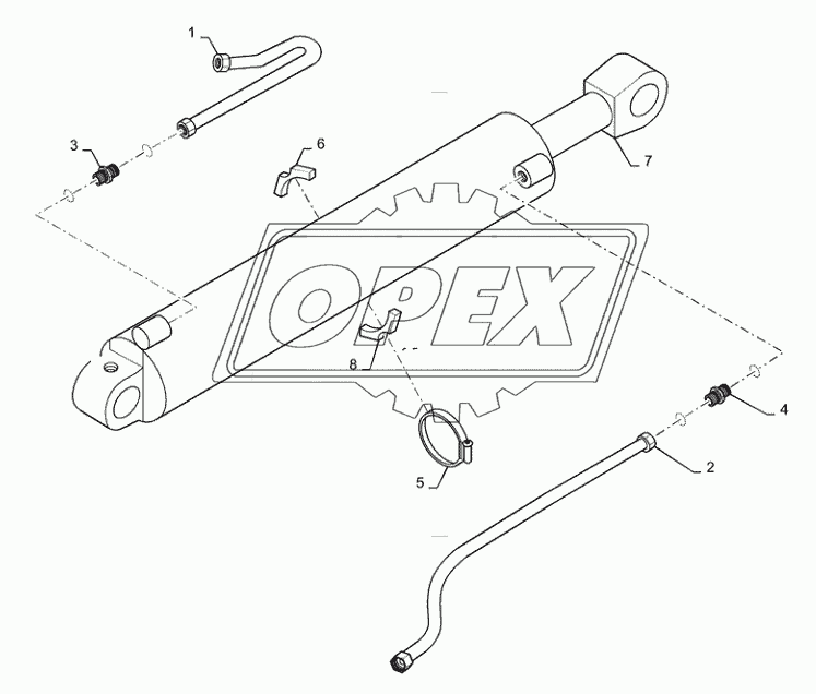 35.736.AA(03) - BOOM CYLINDER TUBING