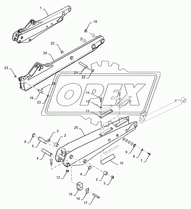 35.738.AE(03) - EXTENDHOE EXTENDABLE DIPSTICK