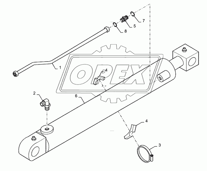 35.738.AE(06) - BUCKET CYLINDER TUBING