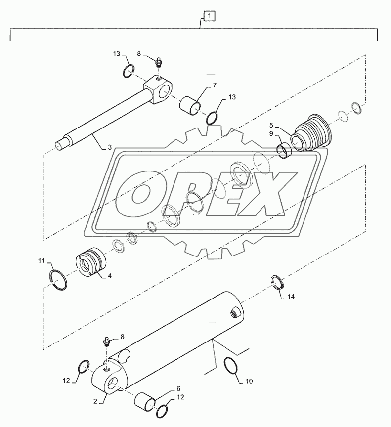 35.736.AA(01) - BOOM CYLINDER