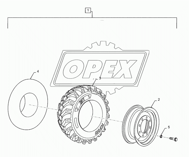 44.511.AE(02) - FRONT WHEEL ASSY - 4WD