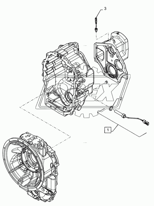 55.020.AB(02) - SENSOR, TRANSMISSION, 4WD