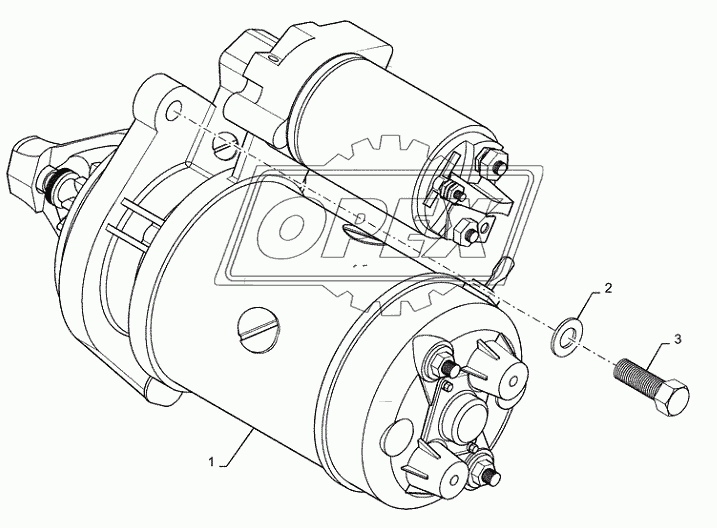 55.201.AE(01) - STARTER MOTOR, STANDARD