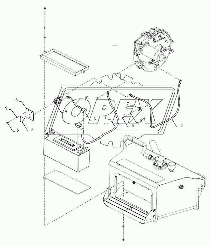 55.302.AV(01) - BATTERY - CABLES