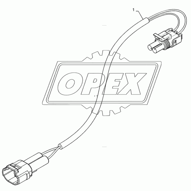 55.408.BE(01) - WIRE HARNESS, BACKUP ALARM