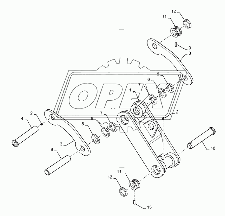 84.100.AB(10) - BUCKET ASSY, STD BACKHOE