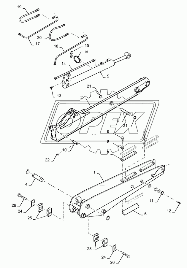 84.912.AC(01) - TELESCOPIC DIPPER, ASSY