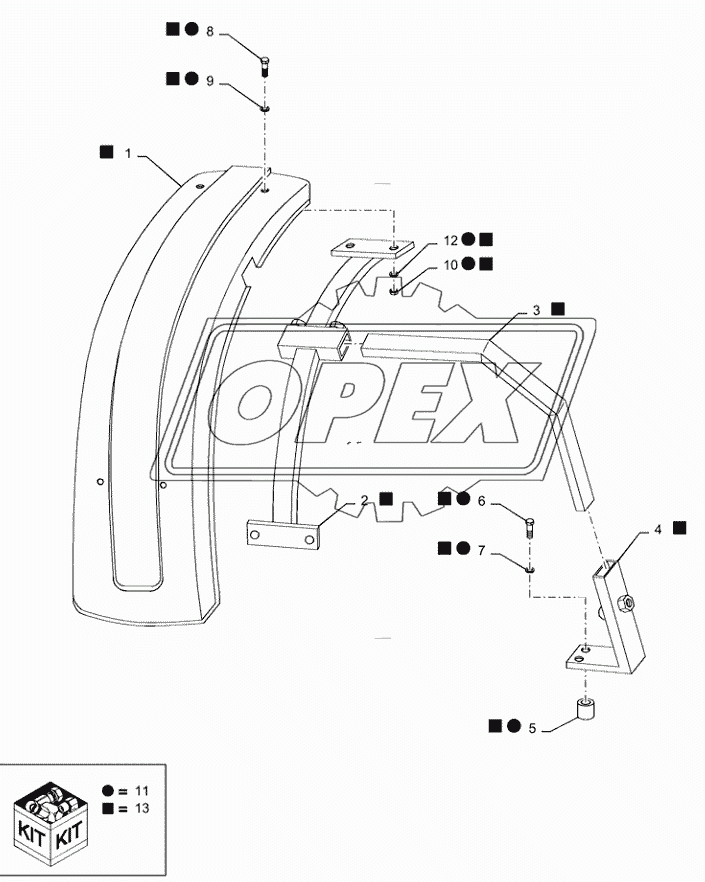 90.116.AC(01) - FENDER, LH, RH