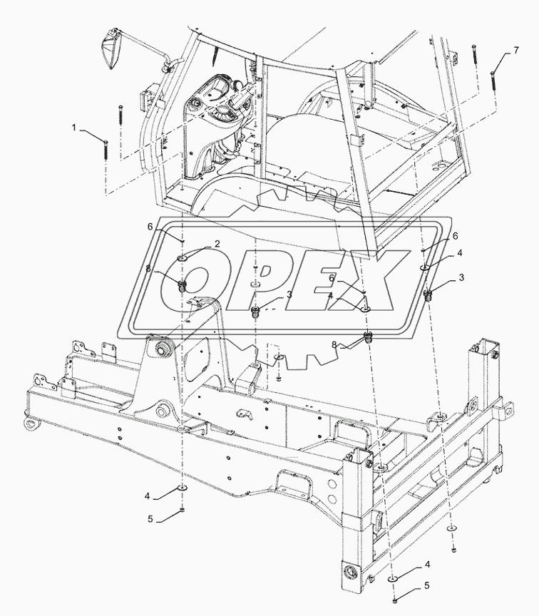 90.150.AE(06) - CAB MOUNTING