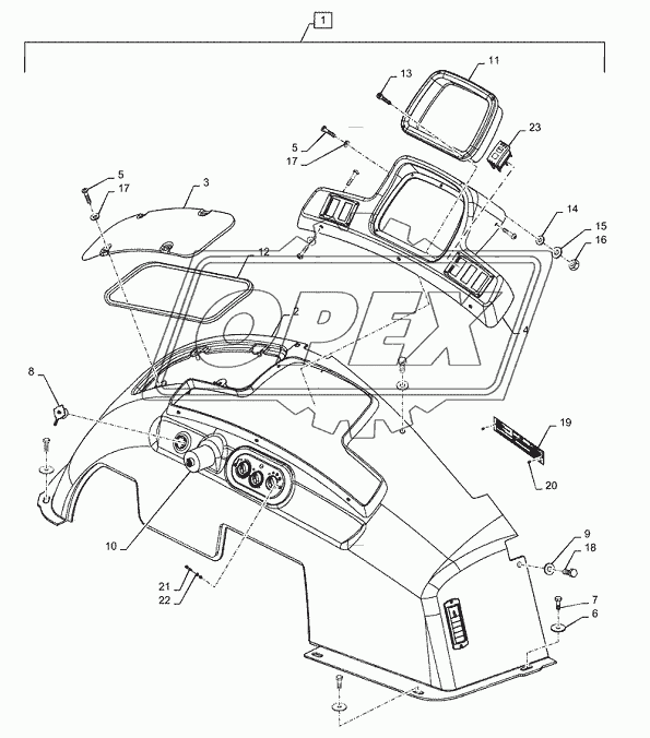 90.160.BY(01) - SIDE CONSOLE