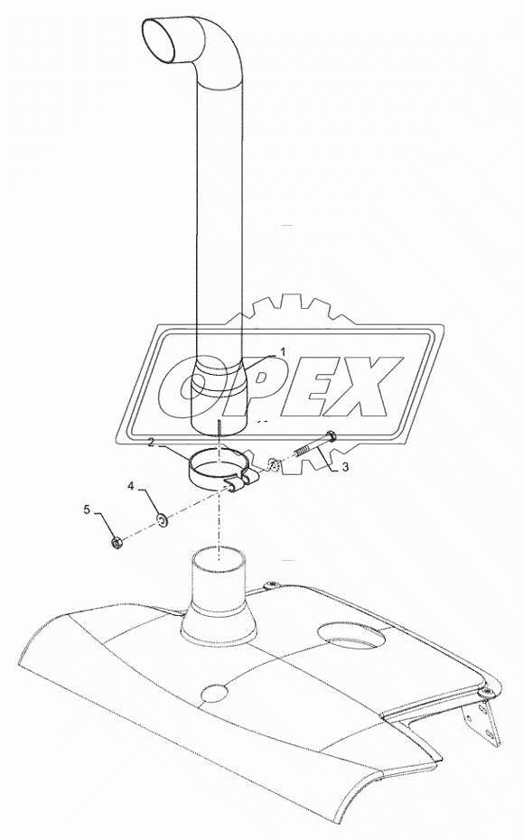 10.254.AD(01) - EXHAUST STACK ASSY