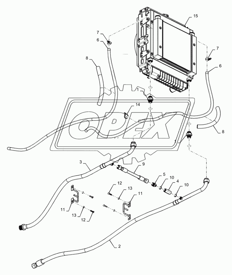 10.400.AY(02) - HYDRAULIC OIL COOLER CIRCUIT