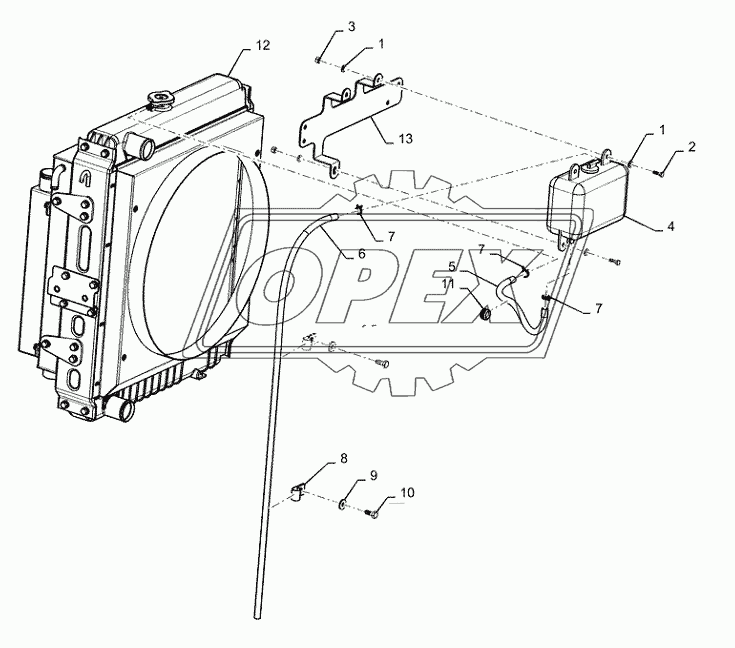 10.400.BE(02) - RECOVERY TANK & MOUNTING