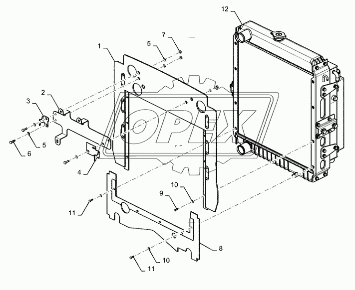 10.400.BF(01) - RADIATOR GASKET MOUNTINGS